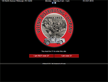 Tablet Screenshot of beersince1933.com